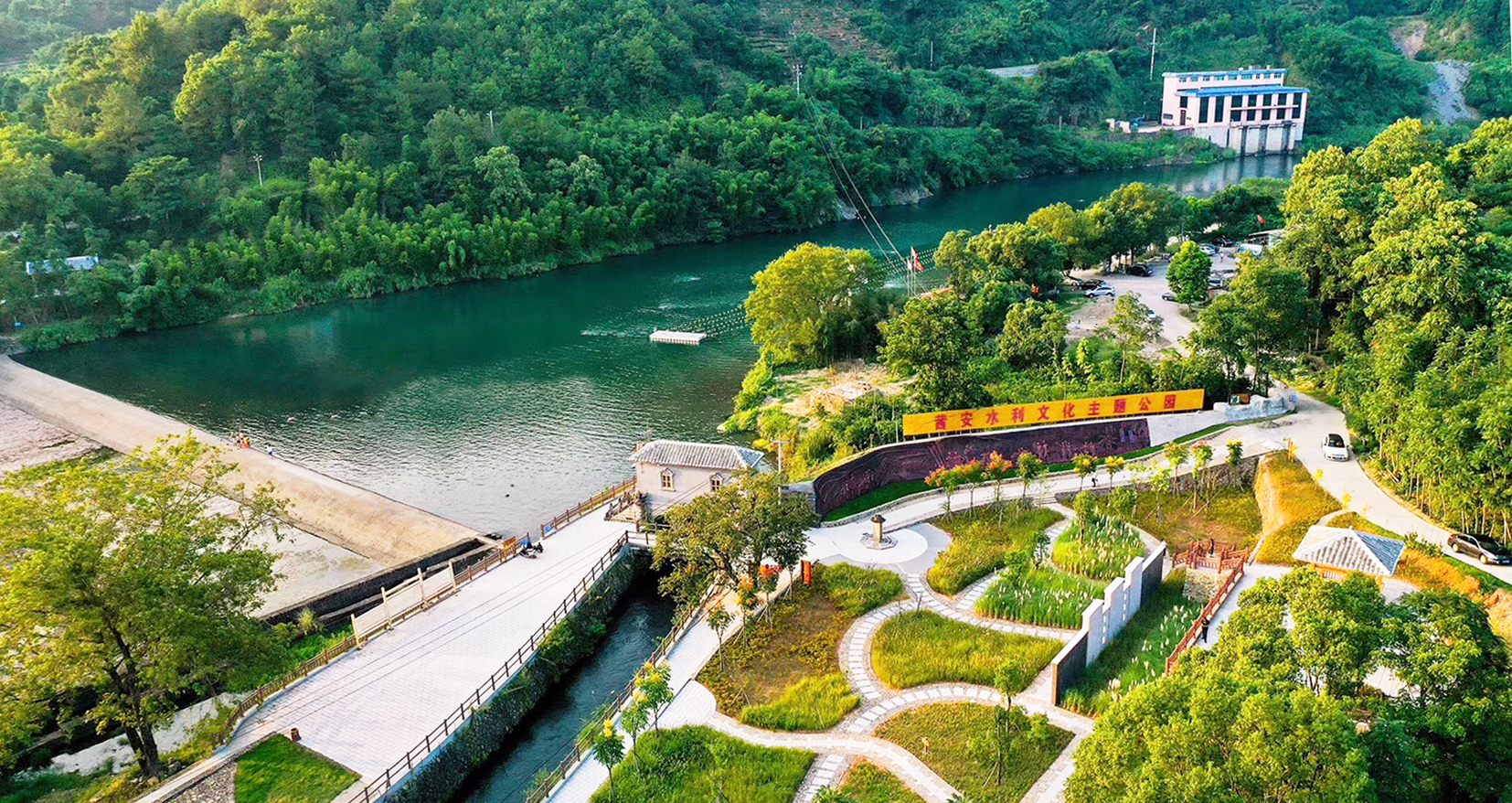 治水主题绘画,治水宣传画