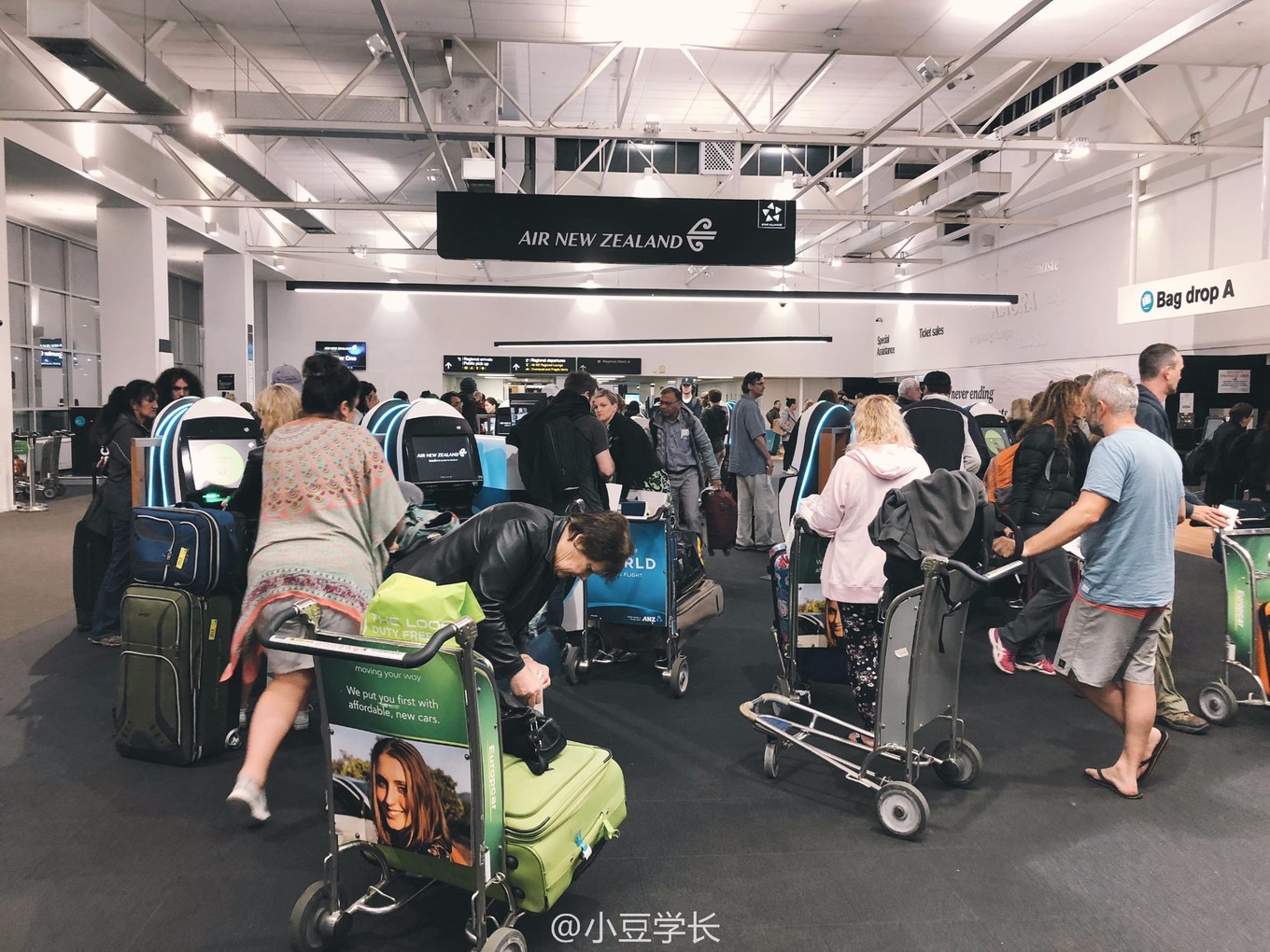 新西兰体验飞机,新西兰航空机票如何值机