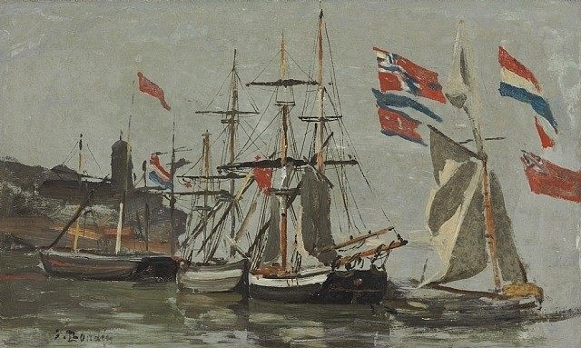 学赏画(48补)天空之王——印象派绘画大师EugeneBoudin简介