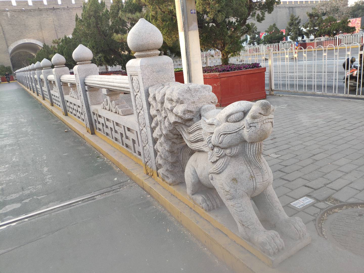 西安古城墙上的城门——朝阳门