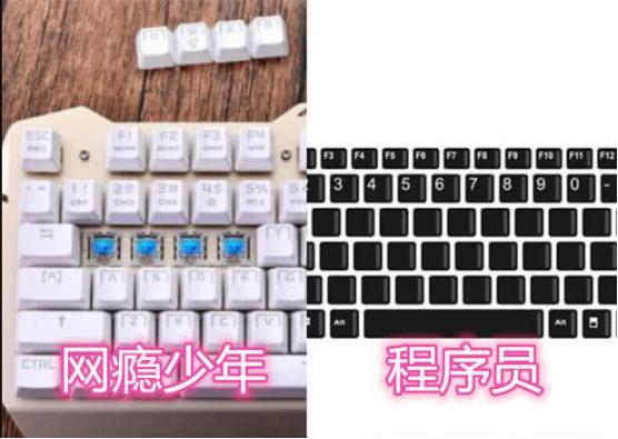 游戏各类键盘对比,不同游戏玩家的键盘