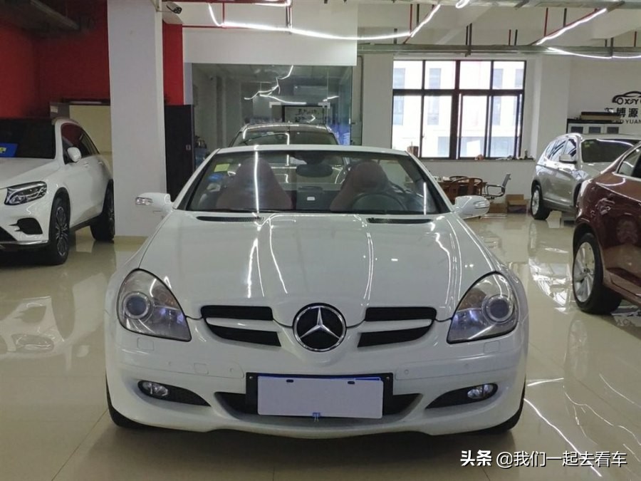 捡漏进口奔驰slk双门轿跑精品车,slk500奔驰二手