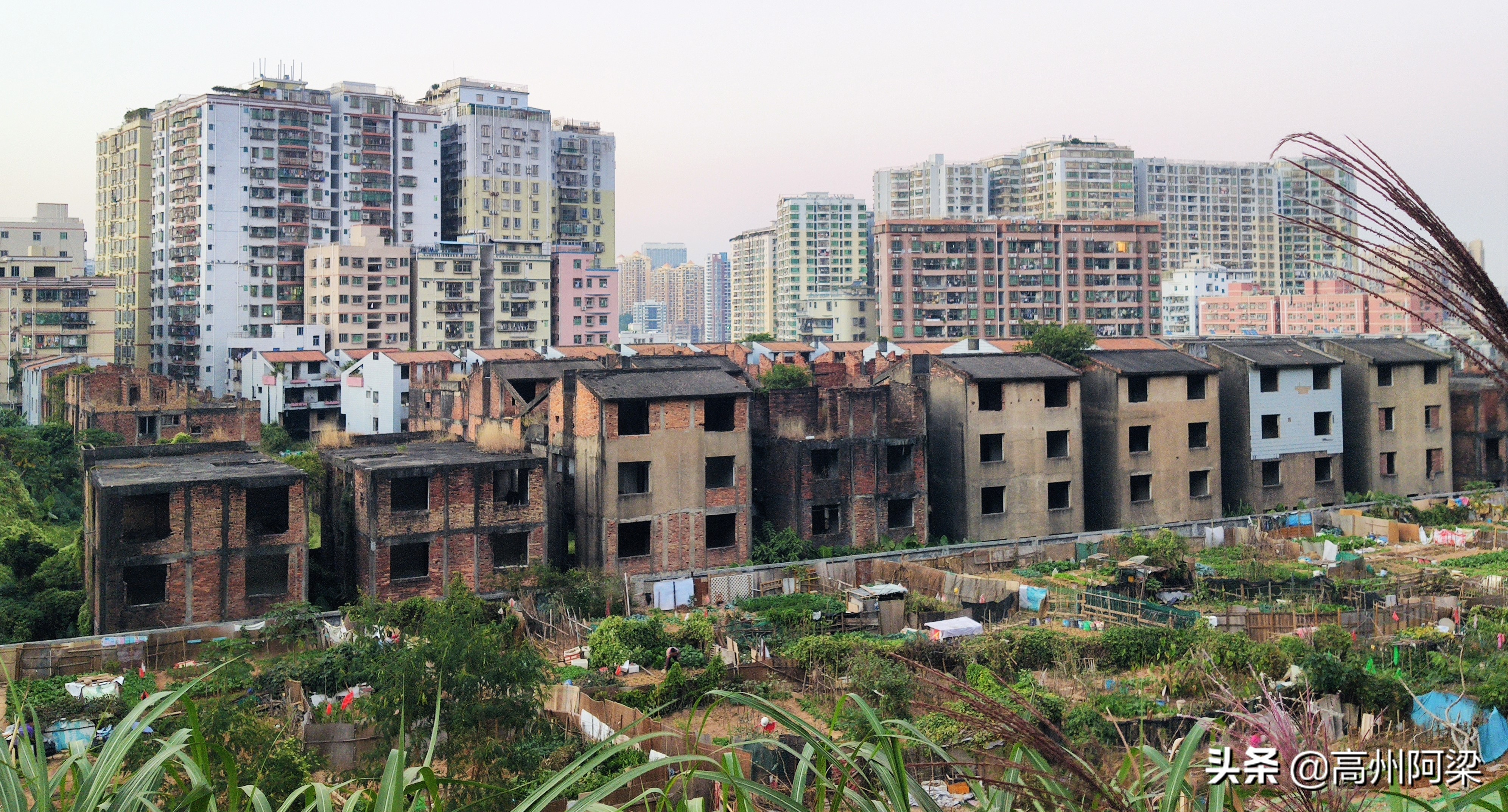 深圳半山腰富人区别墅,深圳闹市区烂尾别墅5万一楼