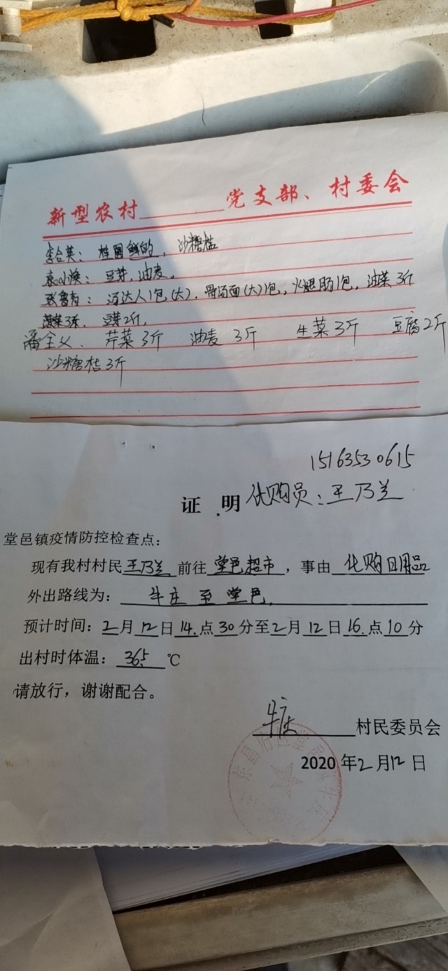 疫情下的代购,疫情下的农村工作人员