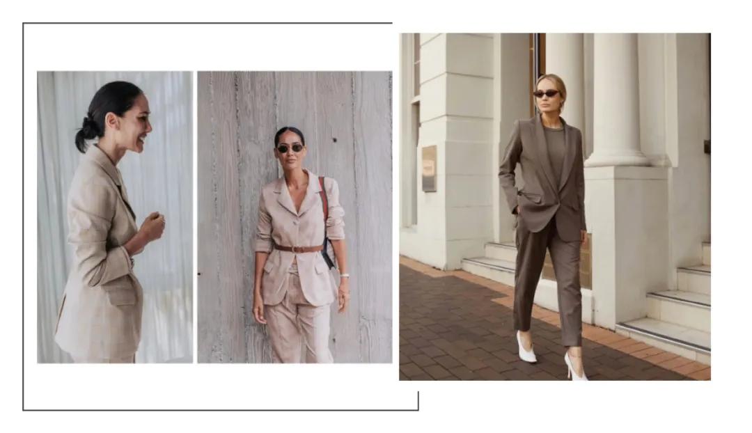 职场应该怎么穿不普通不老气,一套时髦又得体的职场造型