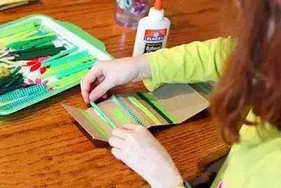 手工教程幼儿园最简单的手工贴画,幼儿园手工作业儿童手工