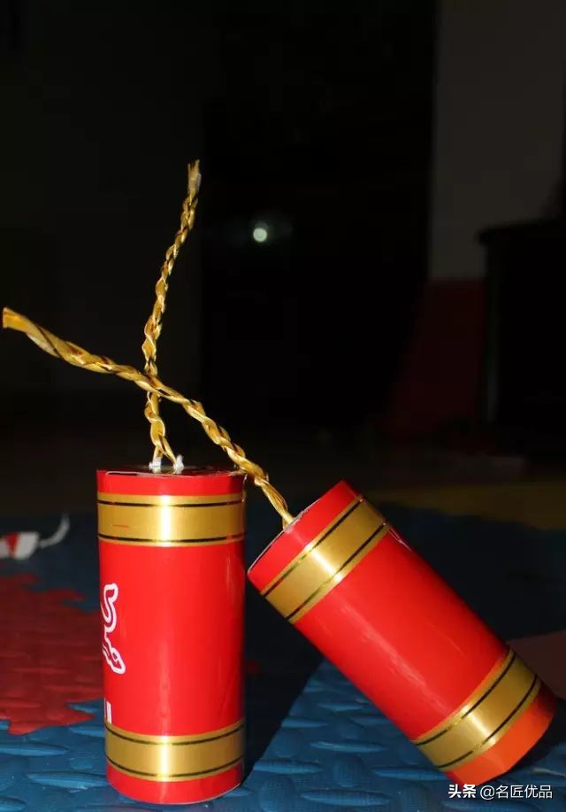 元旦手工彩纸鞭炮,元旦节手工鞭炮