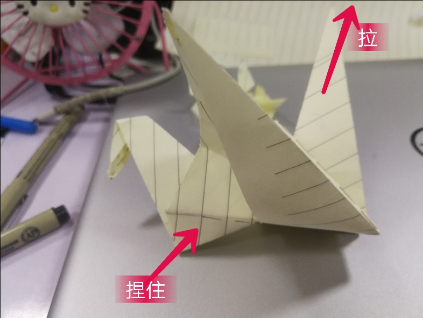 幼儿园折纸手工简单,折纸鹤教程英语解说