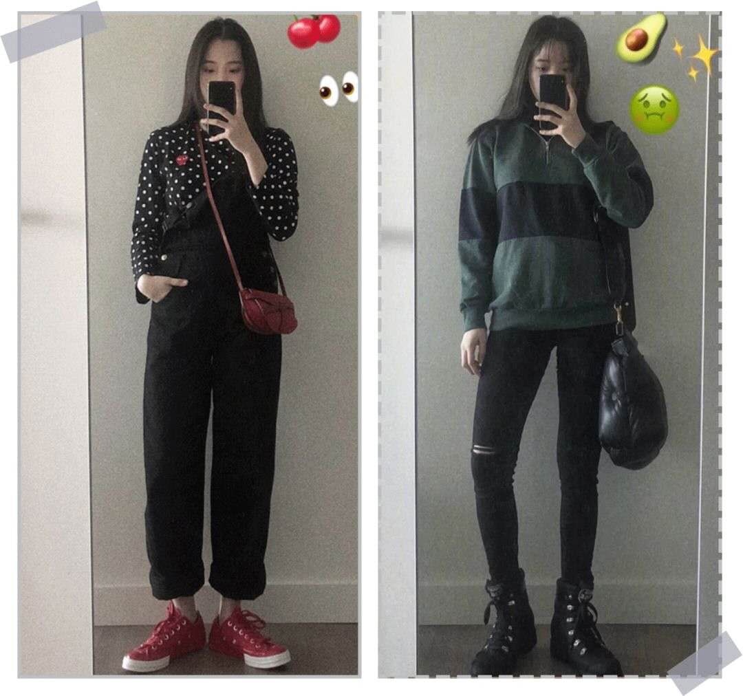 欧阳娜娜私服穿搭,欧阳娜娜格纹外套穿搭