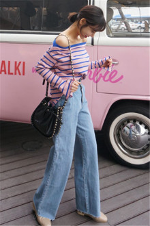 肩宽背厚没有锁骨怎么改善,肩宽胯大怎么穿显瘦