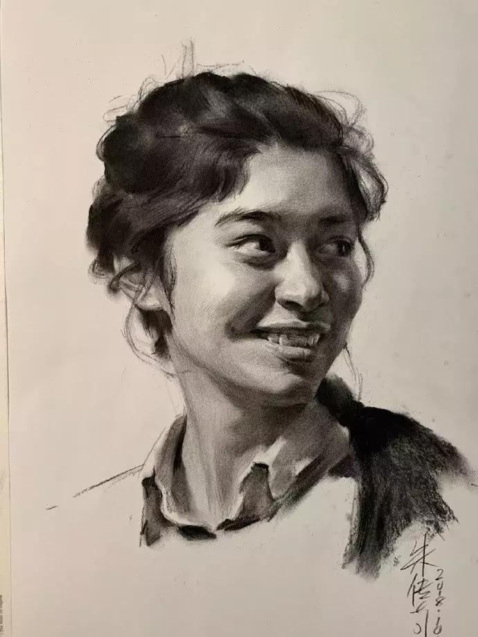 央美状元朱传奇素描,央美朱传奇