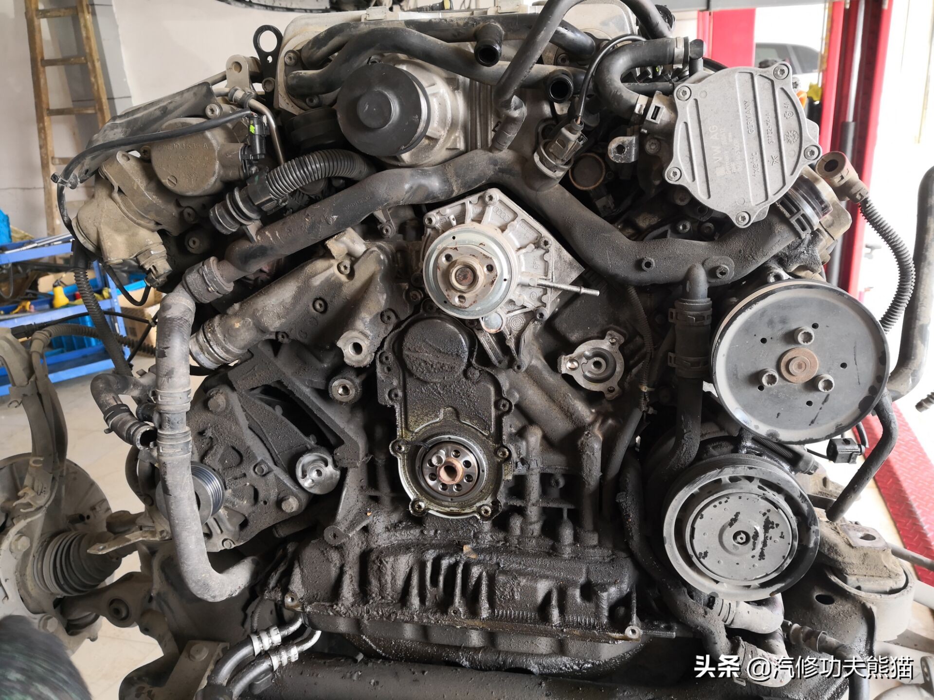 只因修烧机油却被人修到残废！4S拒修！一台奥迪Q7的重生路