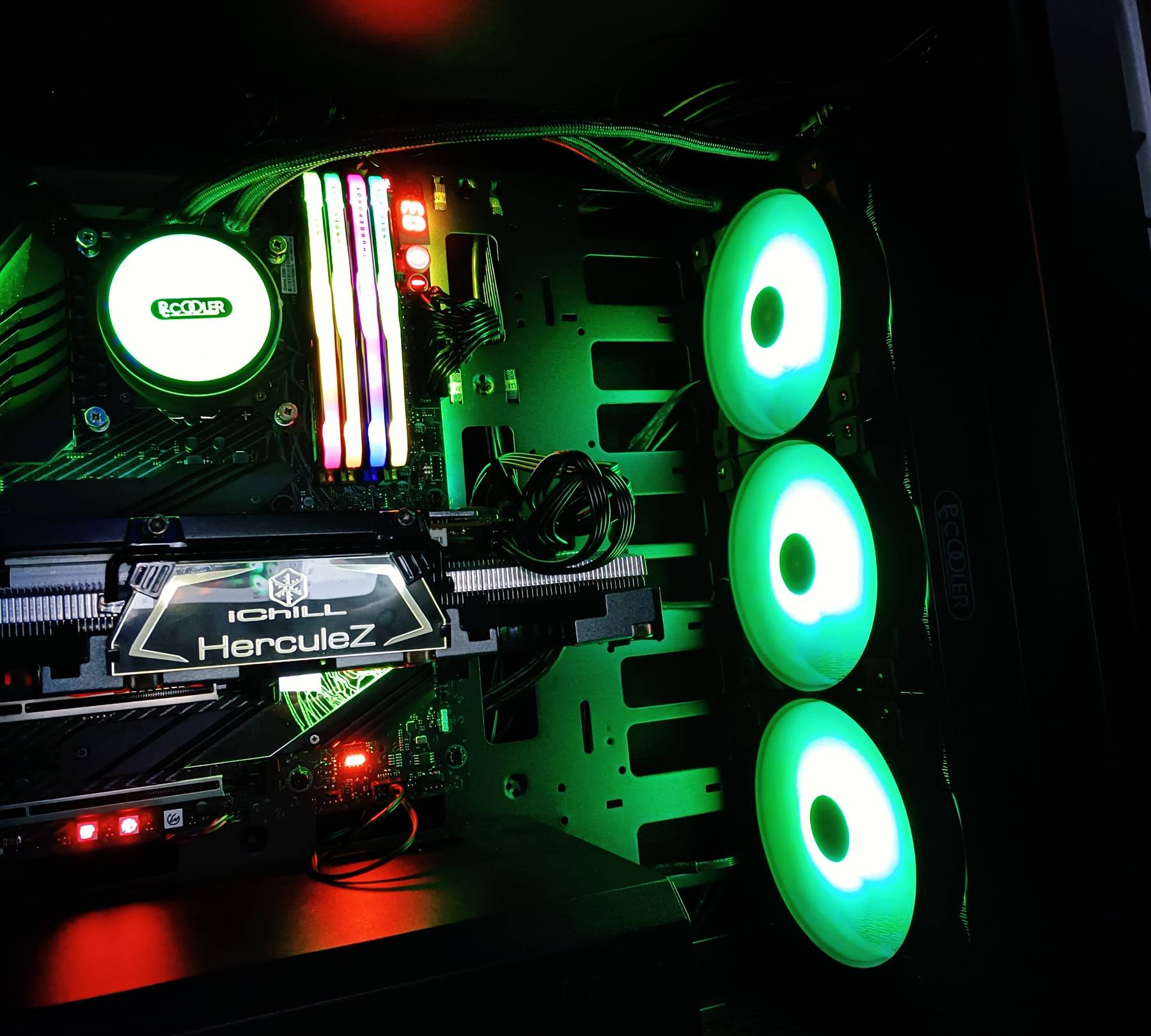 电脑散热器怎么装电源,电脑散热器安装供电