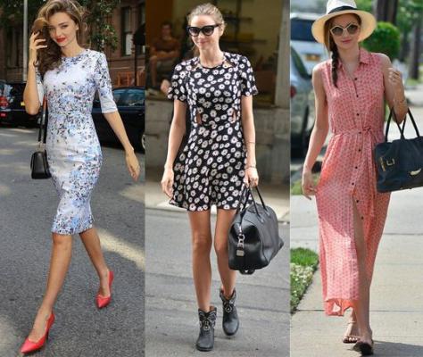 一条碎花裙就能美过整个春天,碎花裙这样穿时髦又优雅超美