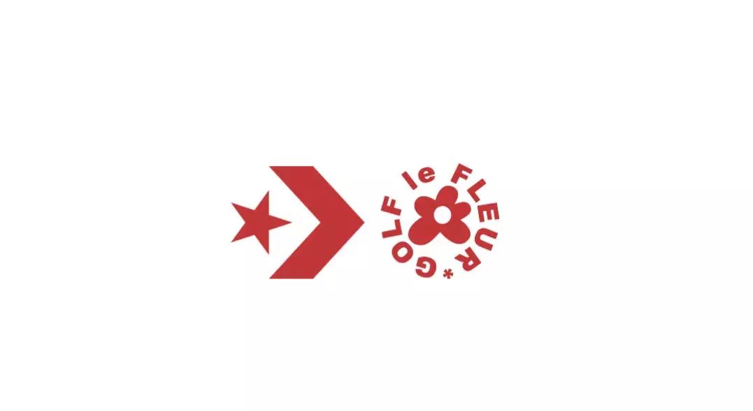 匡威小花golflefleur蓝色,匡威golf小花联名绿色