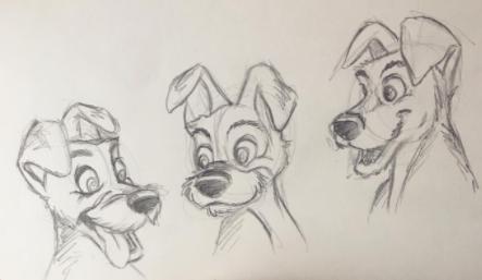 一支铅笔画人物,彩色铅笔画小动物