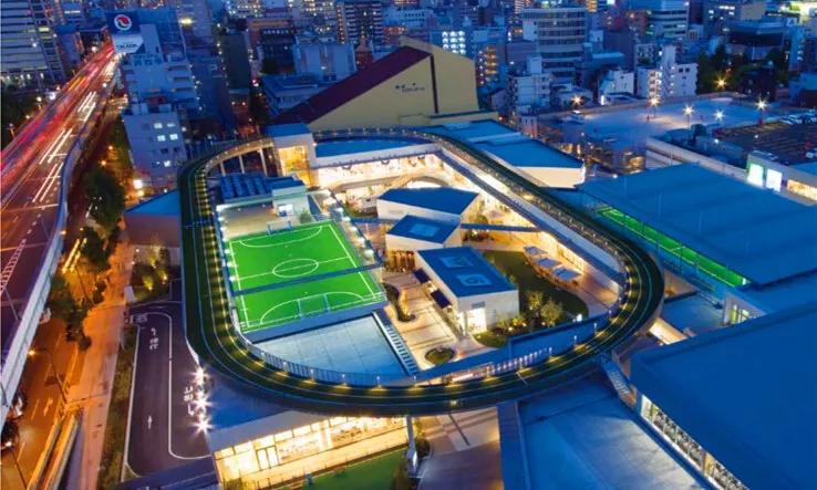 购物中心跑步,在购物广场里跑酷