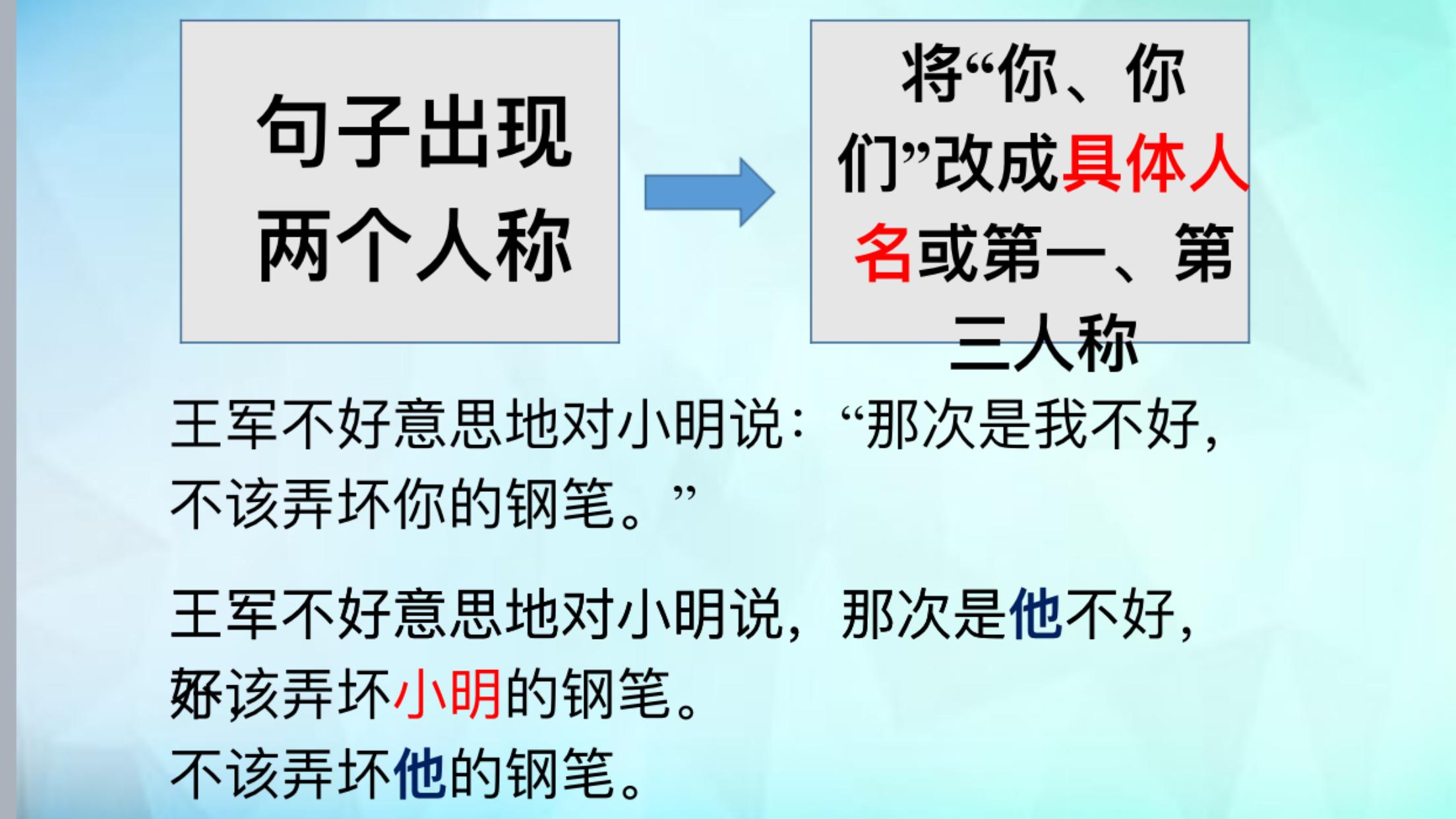 语文直接引语变间接引语注意事项,语文直接引语和间接引语讲解