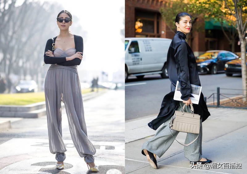百搭的灰裤子,洋气灰色的裤子
