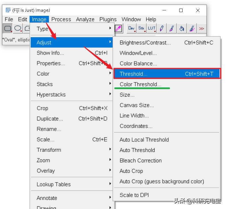 imagej标尺的位置,imagej自动选择区域