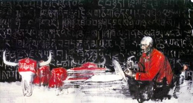 著名画僧史国良,出家的画家史国良