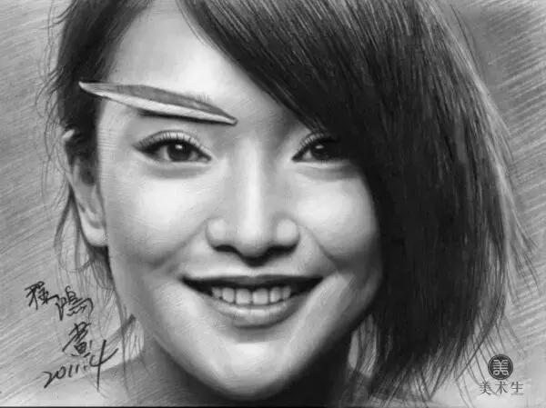 明星素描图片大全大图,画明星素描视频教程