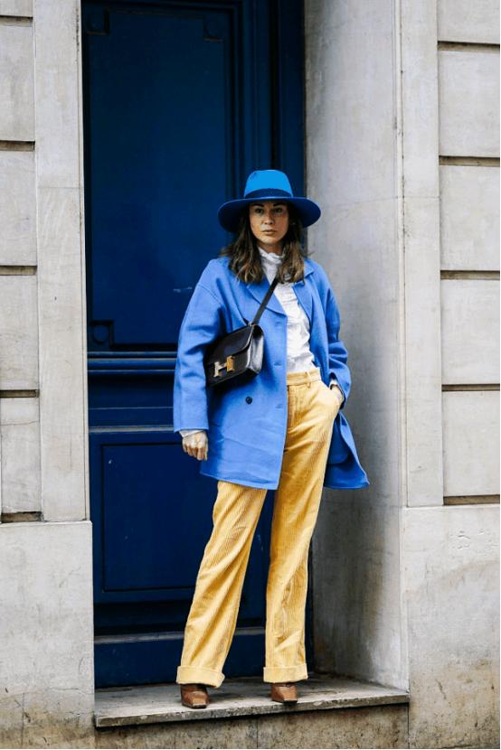 显瘦灯芯绒裤子小个子,百搭灯芯绒微喇裤