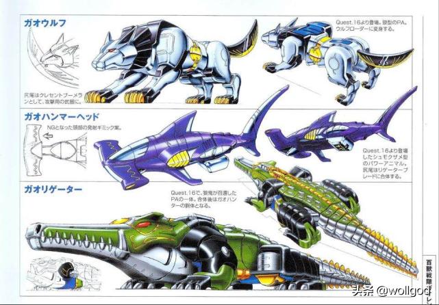 超级战队百兽系列,超级战队动物系列