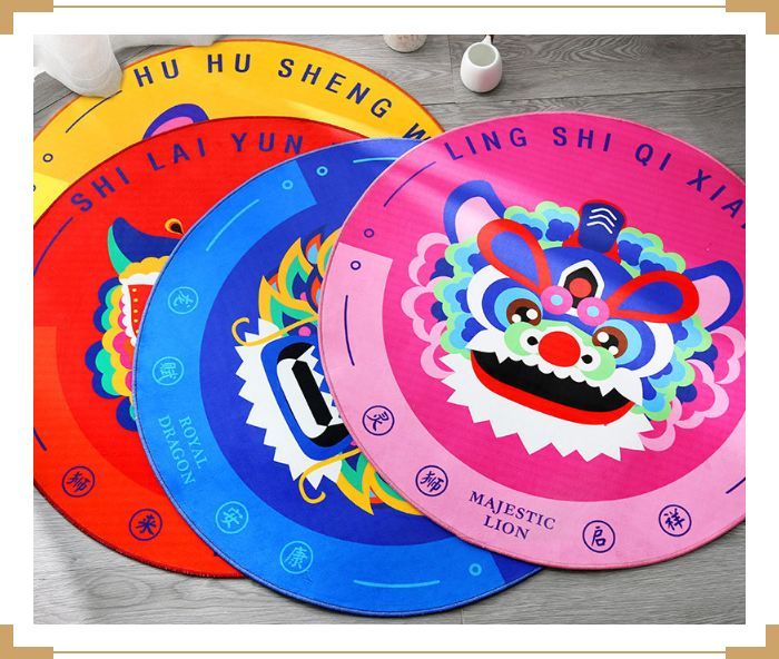 潮款上新||豫游纪2019人手必备瑞兽地垫火热来袭！