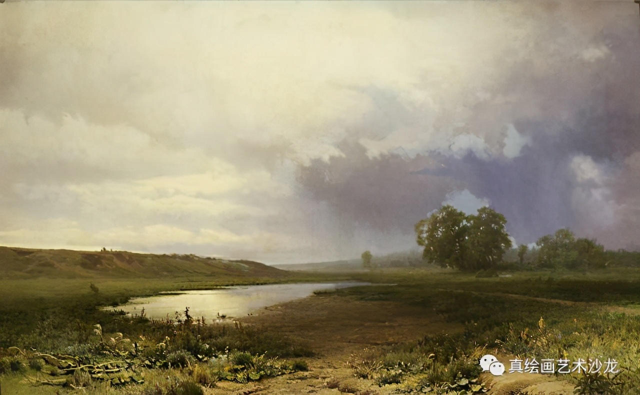 俄罗斯风景画家希施金高清大图,希施金著名风景油画介绍