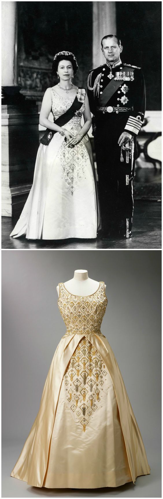 伊丽莎白女王苹果花礼服,英国女王伊丽莎白连衣裙
