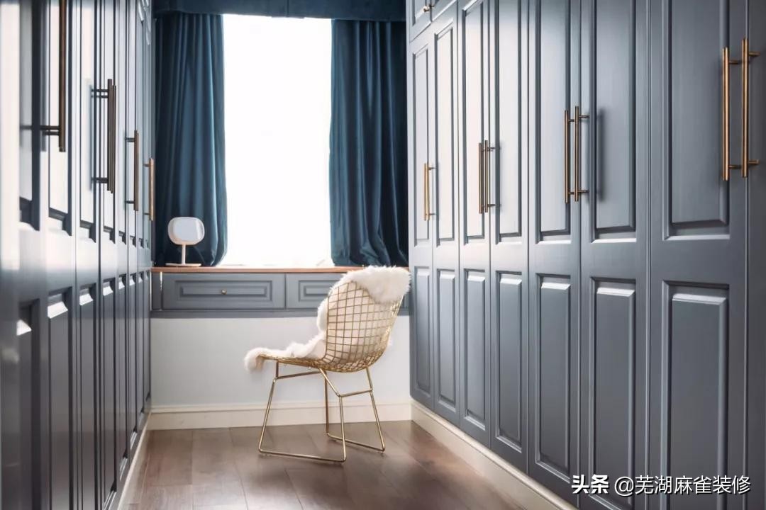 芜湖麻雀装饰30套案例告诉你，衣帽间怎么设计最好用