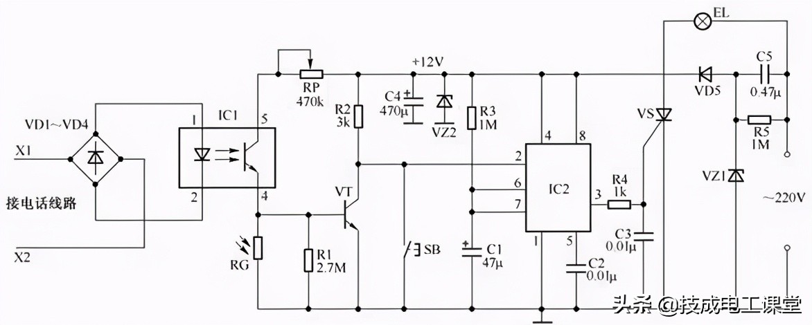 照明联动开关原理图,电灯三个开关控制一个灯的接线图