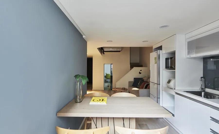 46个平方住六口人,46人住三人间和双人间客房