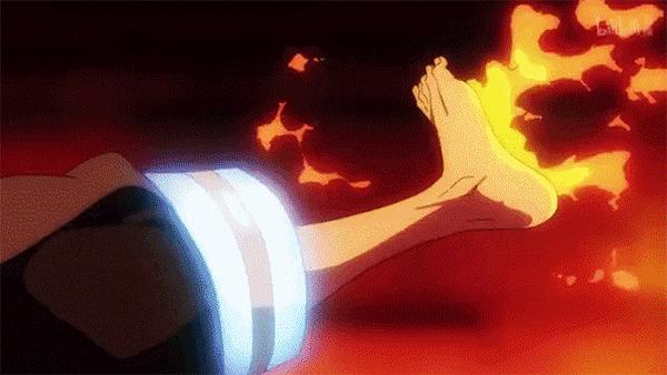 战胜火焰，脚底会喷火的*防队消**员要成为英雄！「炎炎*防队消**」01集