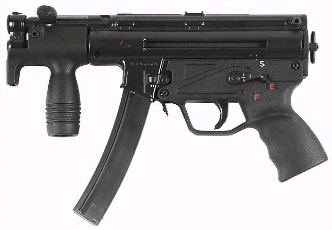 mp5冲锋枪0.45口径,现实中的mp5冲锋枪