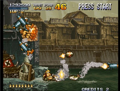 街机合金弹头boss大全,合金弹头2双人同屏恐怖彩蛋
