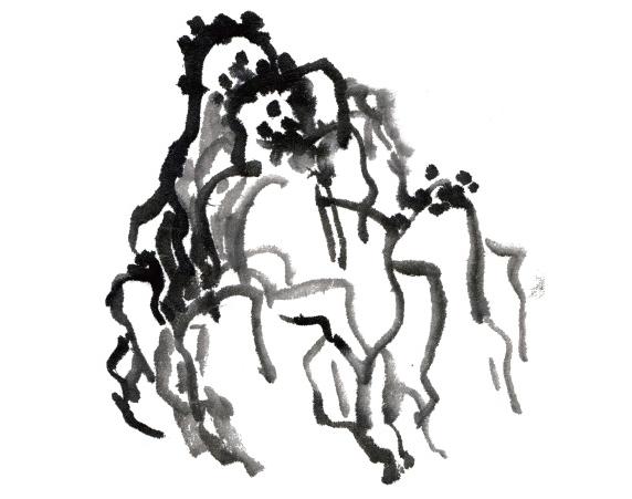 山石的常用皴法,山石的各种皴法介绍