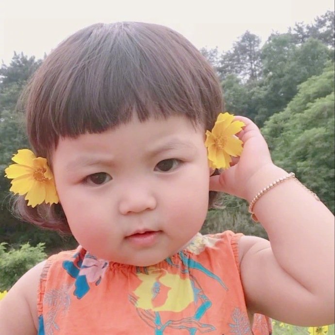 微信头像可爱的小萌娃新年,微信头像萌娃女生可爱萌