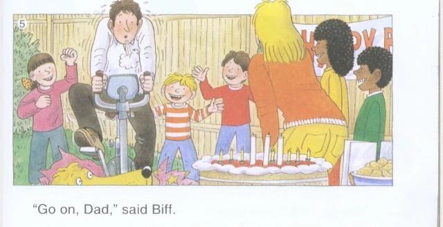 1级绘本Lesson53:爸爸过了一个不同寻常的生日