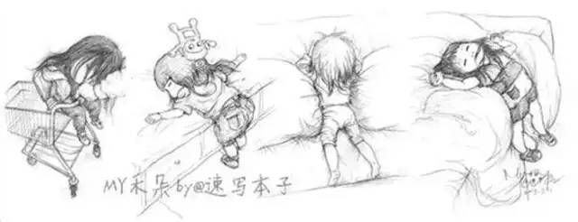 一位爸爸画的一幅画,一位父亲给女儿的画