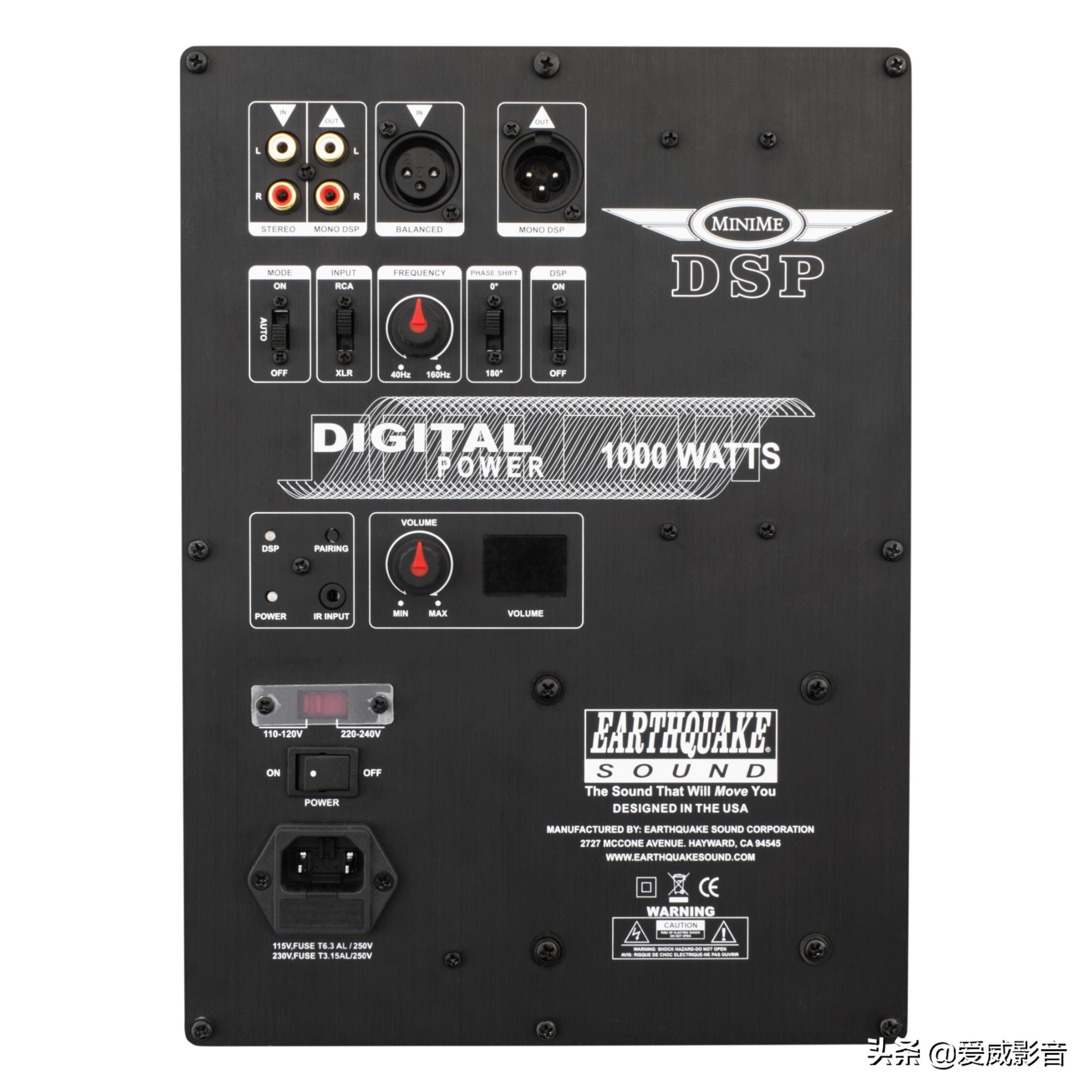 “玩”出想要的低频效果EarthquakeSound,大地震MiniMeDSP-P15