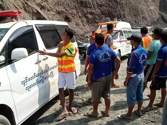 缅甸帕敢翡翠矿区发生大规模塌方,缅甸翡翠矿区塌方