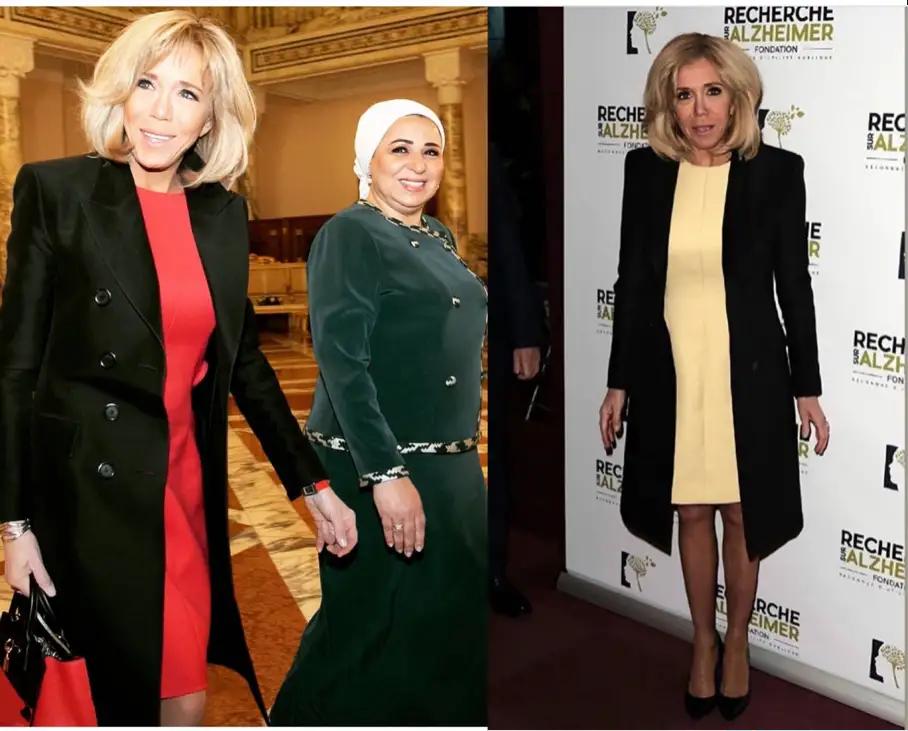 关之琳灰色长风衣,关之琳港风白裙穿搭