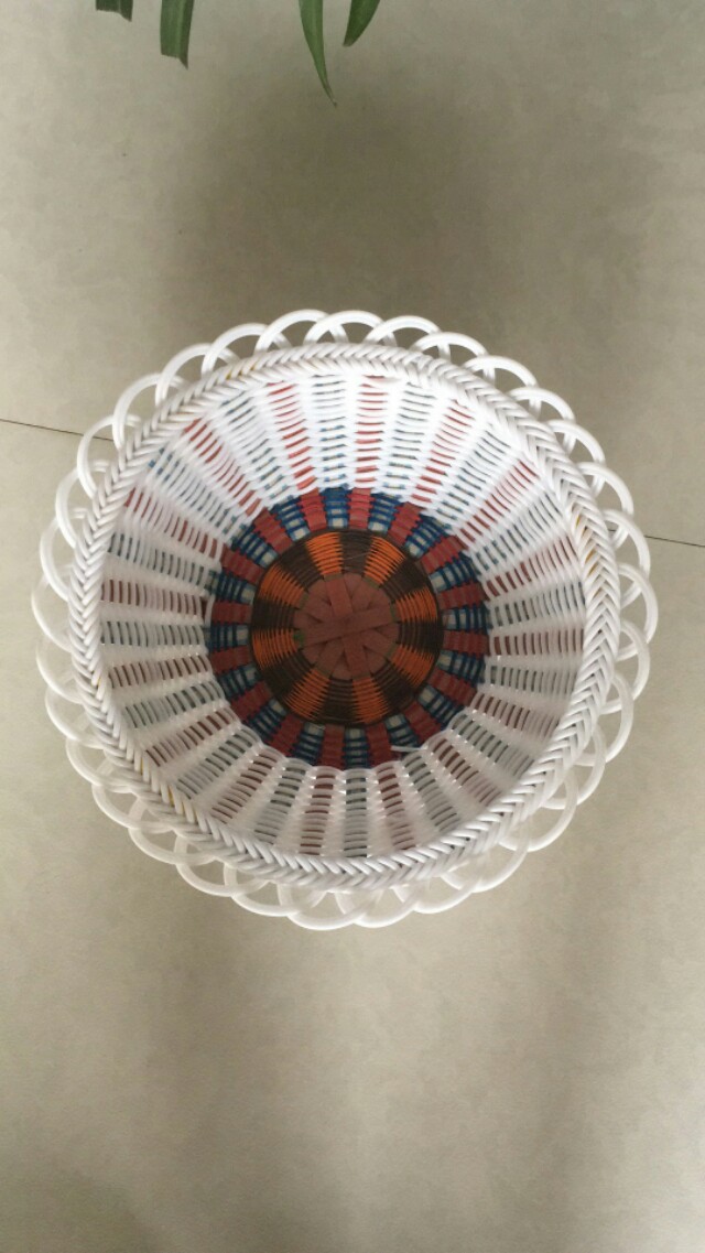 编筐图文,编筐立体花形教程