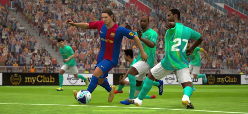 实况足球2021的ps5和ps4画面对比,实况足球手游测试版最新黑球