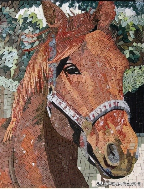 现代简约艺术感大理石马赛克图案,高端石材马赛克效果图