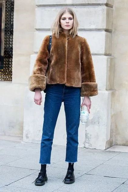 秋冬不露脚踝穿法火了,今年冬天流行九分裤露脚踝穿法