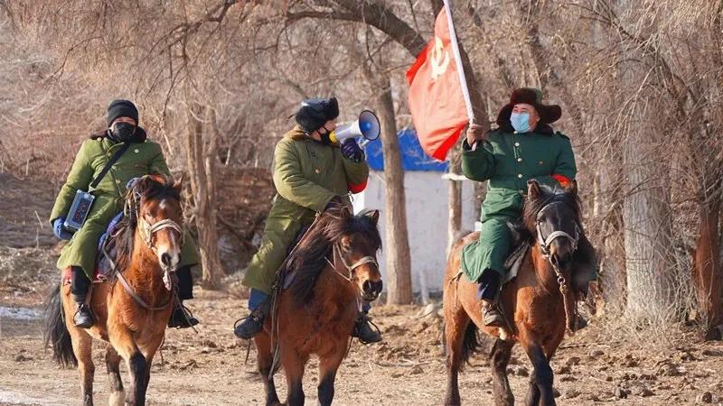 *疆新**布尔津:“马背宣传服务队”打通服务群众“最后一公里”