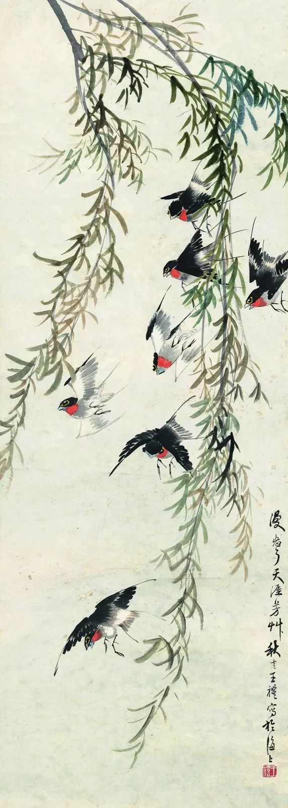 潘天寿100幅花鸟画欣赏 (潘天寿写意花鸟画要义)